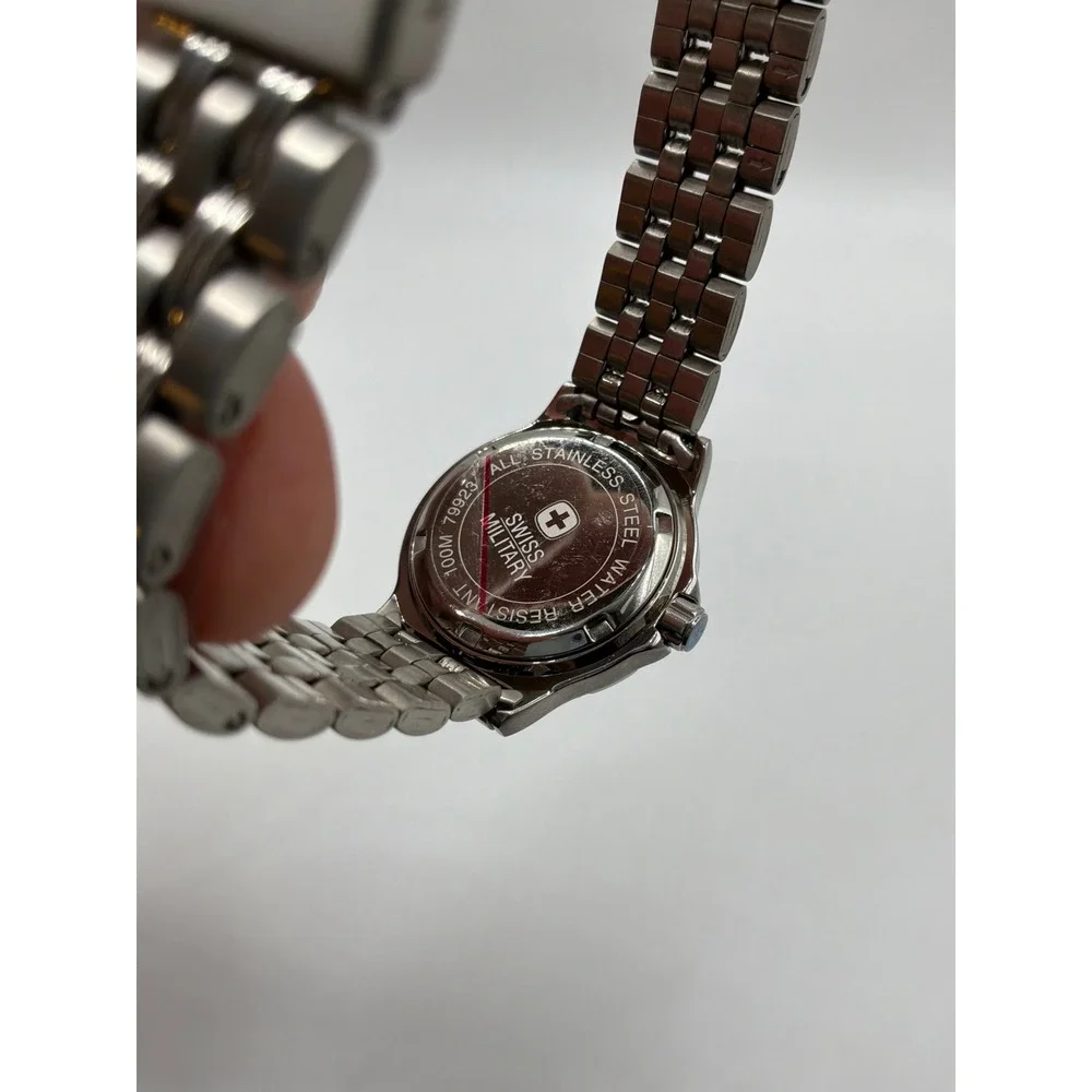 Wenger Swiss Military 79923 Womens White Dial Stainless Steel Quartz Watch